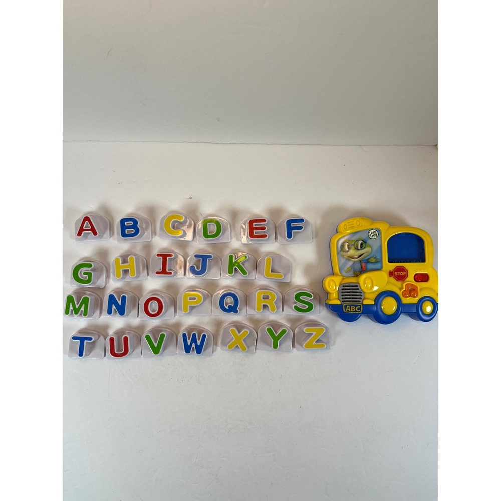 LeapFrog Fridge Phonics Magnetic Letter Set Yellow School Bus Alphabet Toy 19267